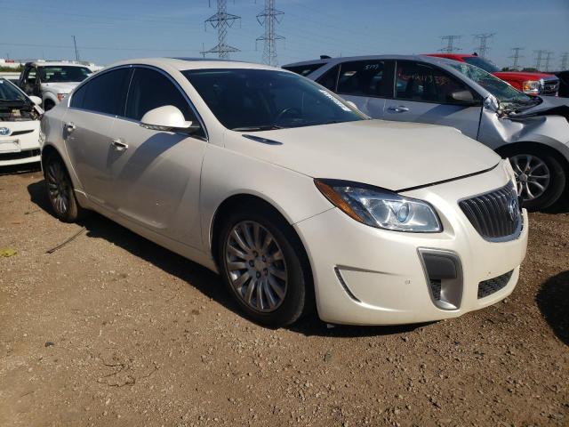 2G4GV5GV2C9155007 - 2012 BUICK REGAL GS WHITE photo 4