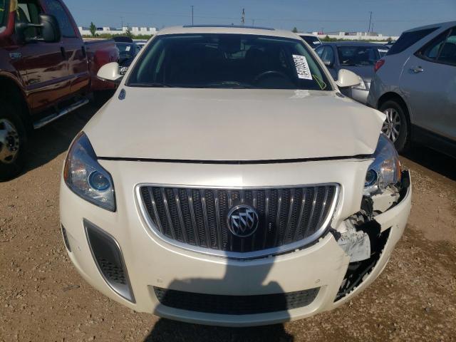 2G4GV5GV2C9155007 - 2012 BUICK REGAL GS WHITE photo 5