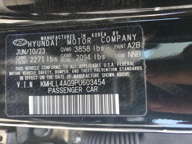 KMHLL4AG9PU603454 - 2023 HYUNDAI ELANTRA SE BLACK photo 11