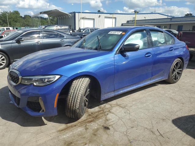 WBA5U7C05LFH57556 - 2020 BMW M340I BLUE photo 1