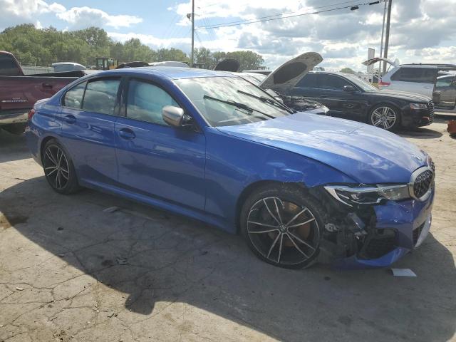 WBA5U7C05LFH57556 - 2020 BMW M340I BLUE photo 4