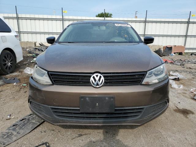 3VW2K7AJ3EM297303 - 2014 VOLKSWAGEN JETTA BASE BROWN photo 5