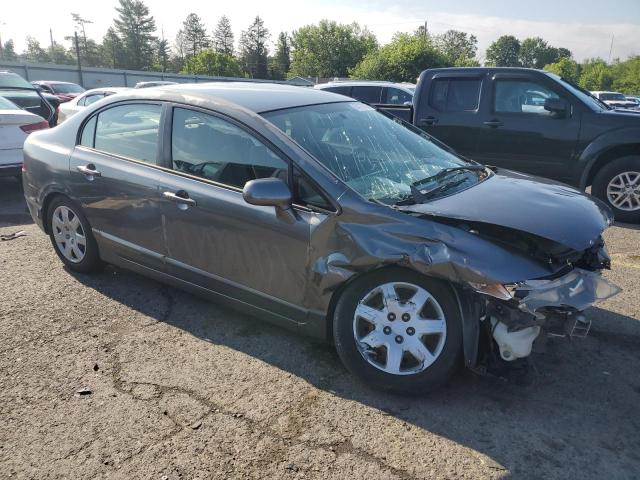 2HGFA16589H520909 - 2009 HONDA CIVIC LX GRAY photo 4
