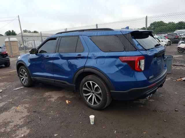 1FM5K8GC2LGB44865 - 2020 FORD EXPLORER ST BLUE photo 2