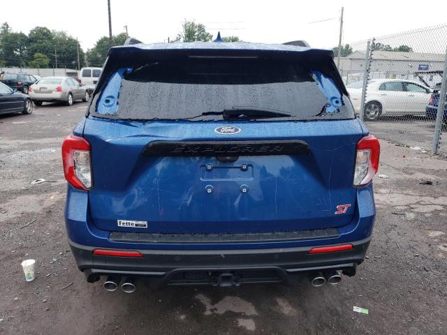 1FM5K8GC2LGB44865 - 2020 FORD EXPLORER ST BLUE photo 6