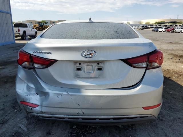 5NPDH4AE4FH643295 - 2015 HYUNDAI ELANTRA SE SILVER photo 6