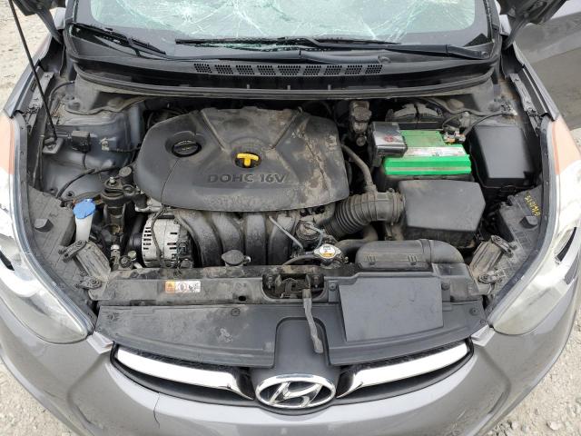 5NPDH4AE2DH434585 - 2013 HYUNDAI ELANTRA GLS GRAY photo 11