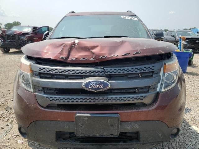 1FM5K8D89FGA40393 - 2015 FORD EXPLORER XLT BURGUNDY photo 5