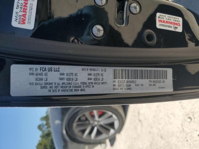 2C3CDZFJ3KH649512 - 2019 DODGE CHALLENGER R/T SCAT PACK BLACK photo 13