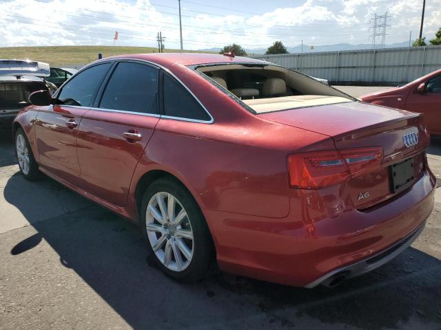 WAUFGBFC7FN030303 - 2015 AUDI A6 PREMIUM PLUS BURGUNDY photo 2