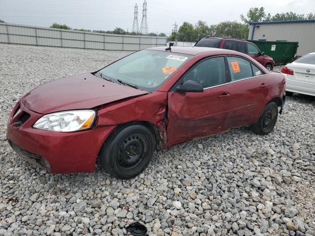 1G2ZF57B684175355 - 2008 PONTIAC G6 VALUE LEADER RED photo 1