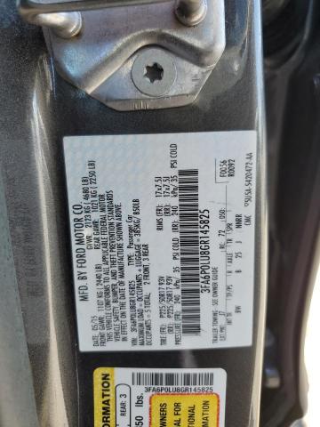 3FA6P0LU8GR145825 - 2016 FORD FUSION SE HYBRID CHARCOAL photo 13