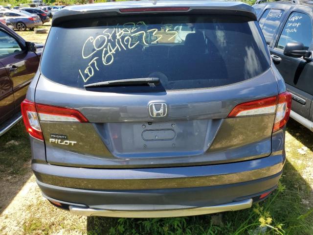 5FNYF5H36KB041153 - 2019 HONDA PILOT EX GRAY photo 6