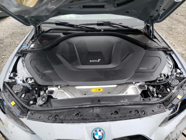 WBY33AW08RFR92494 - 2024 BMW I4 M50 GRAY photo 11