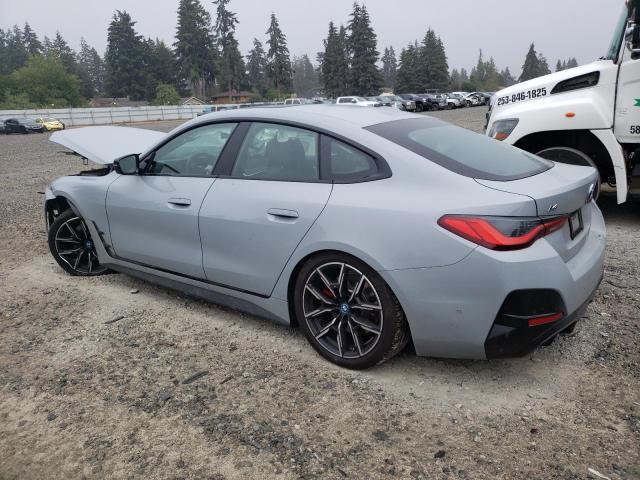 WBY33AW08RFR92494 - 2024 BMW I4 M50 GRAY photo 2