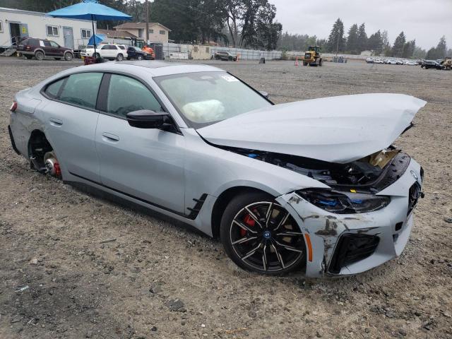 WBY33AW08RFR92494 - 2024 BMW I4 M50 GRAY photo 4