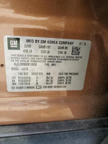 KL4CJBSB6GB749656 - 2016 BUICK ENCORE CONVENIENCE 棕色 照片 13