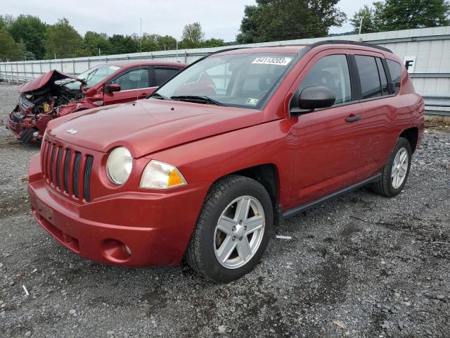 1J8FT47W27D420681 - 2007 JEEP COMPASS RED photo 1