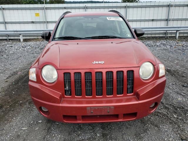 1J8FT47W27D420681 - 2007 JEEP COMPASS RED photo 5