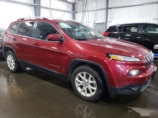 1C4PJLCB5HW662014 - 2017 JEEP CHEROKEE LATITUDE MAROON photo 4