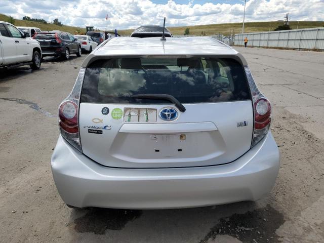 JTDKDTB36E1569667 - 2014 TOYOTA PRIUS C SILVER photo 6