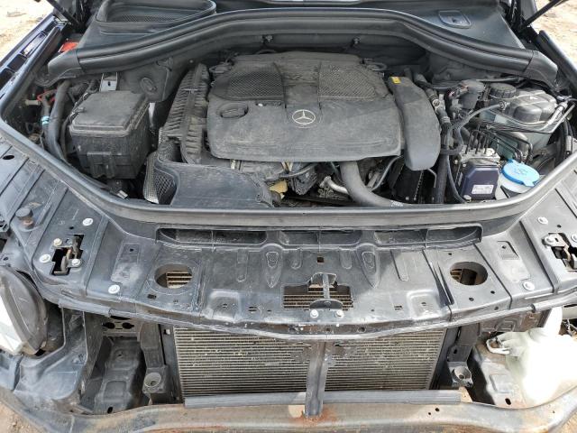 4JGDA5HB0CA027520 - 2012 MERCEDES-BENZ ML 350 4MATIC BLACK photo 11