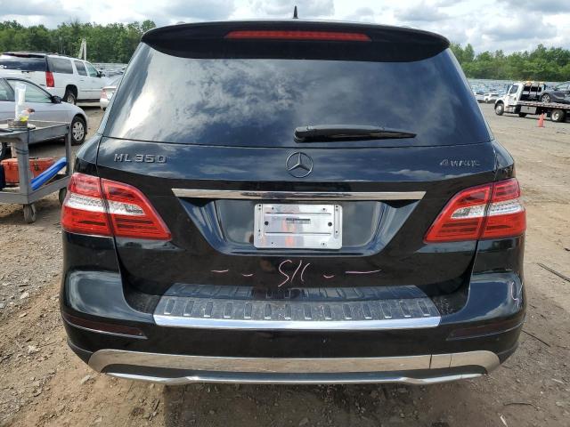 4JGDA5HB0CA027520 - 2012 MERCEDES-BENZ ML 350 4MATIC BLACK photo 6
