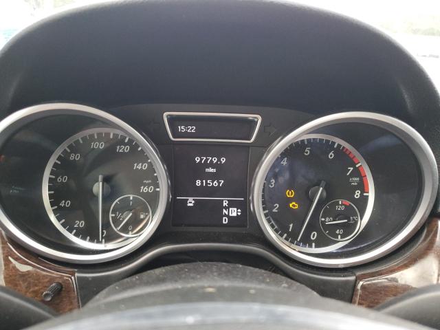 4JGDA5HB0CA027520 - 2012 MERCEDES-BENZ ML 350 4MATIC BLACK photo 9