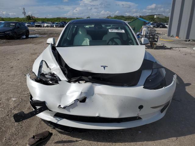 5YJ3E1EC2PF480903 - 2023 TESLA MODEL 3 WHITE photo 5