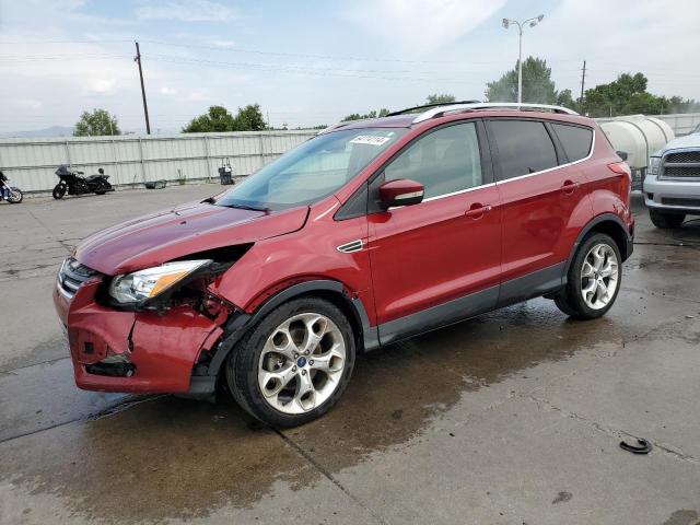 1FMCU9J92DUA93679 - 2013 FORD ESCAPE TITANIUM RED photo 1