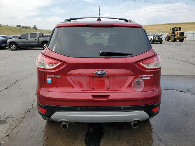 1FMCU9J92DUA93679 - 2013 FORD ESCAPE TITANIUM RED photo 6