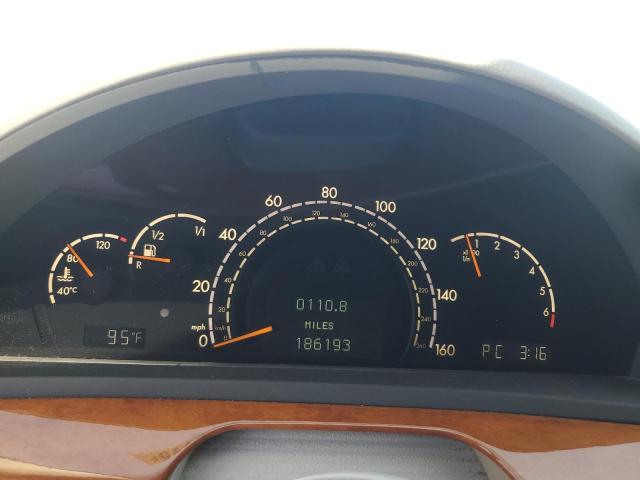 WDBNG83J43A366416 - 2003 MERCEDES-BENZ S 430 4MATIC SILVER photo 9