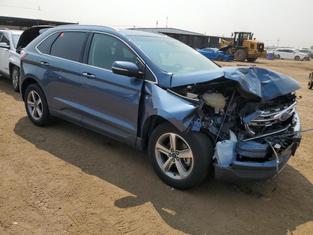 2FMPK3J92KBB76746 - 2019 FORD EDGE SEL BLUE photo 4