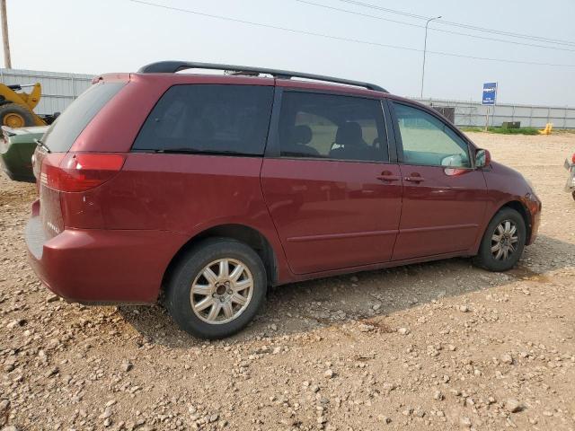 5TDZA22C05S316378 - 2005 TOYOTA SIENNA XLE BURGUNDY photo 3