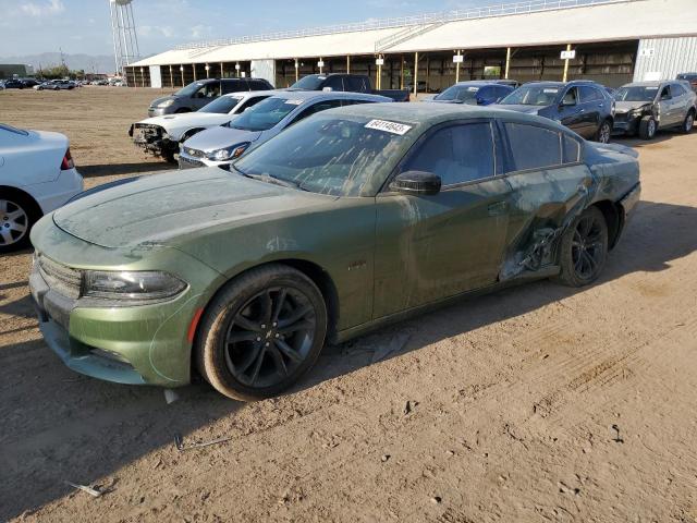 2C3CDXCTXJH193209 - 2018 DODGE CHARGER R/T GREEN photo 1