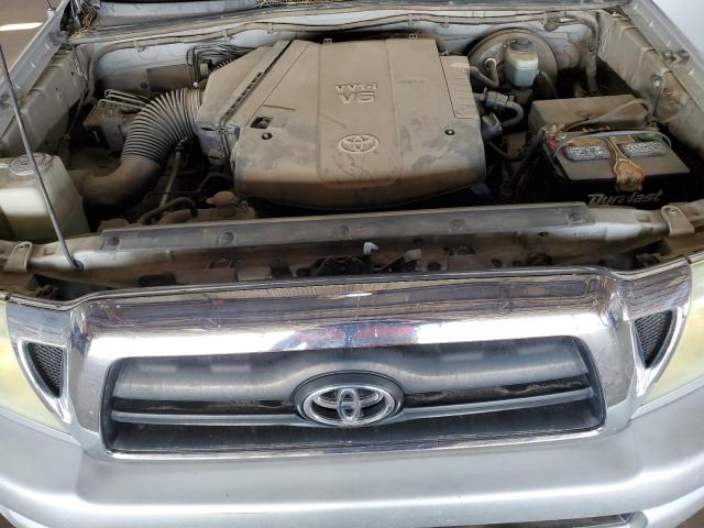 5TEJU62N36Z252483 - 2006 TOYOTA TACOMA DOUBLE CAB PRERUNNER SILVER photo 11