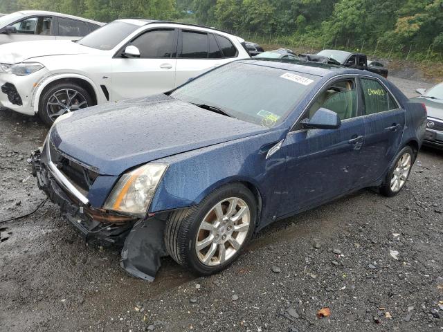 1G6DF577180132182 - 2008 CADILLAC CTS BLUE photo 1