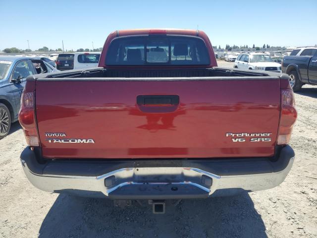 5TETU62N76Z205739 - 2006 TOYOTA TACOMA PRERUNNER ACCESS CAB BURGUNDY photo 6