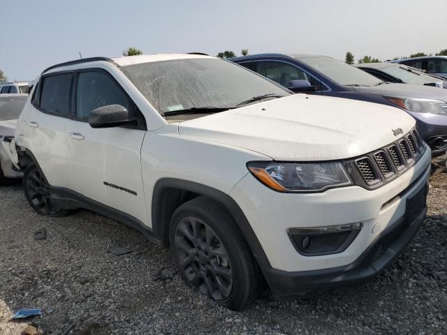 3C4NJCEB7MT518176 - 2021 JEEP COMPASS 80TH EDITION WHITE photo 4