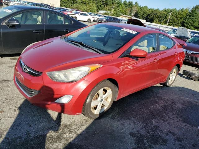 KMHDH4AE9DU682415 - 2013 HYUNDAI ELANTRA GLS RED photo 1