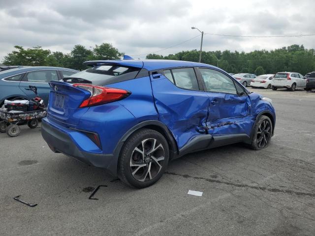 NMTKHMBX7JR001078 - 2018 TOYOTA C-HR XLE BLUE photo 3
