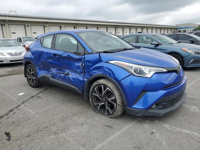 NMTKHMBX7JR001078 - 2018 TOYOTA C-HR XLE BLUE photo 4