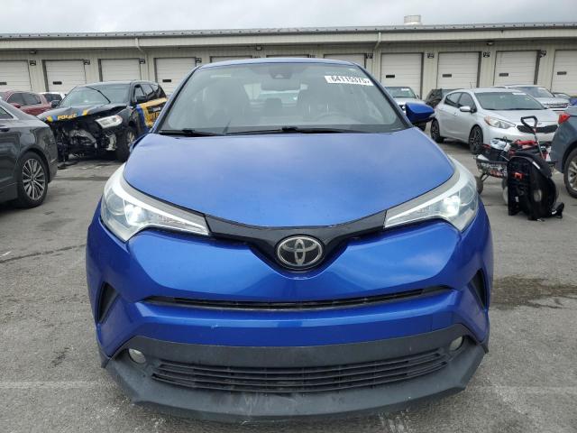 NMTKHMBX7JR001078 - 2018 TOYOTA C-HR XLE BLUE photo 5