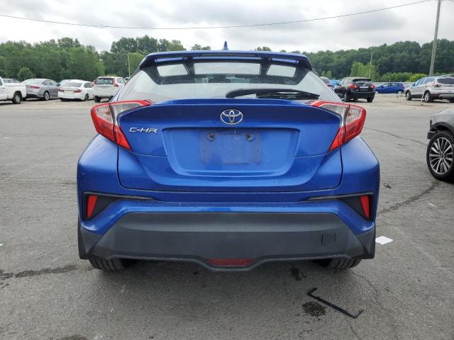 NMTKHMBX7JR001078 - 2018 TOYOTA C-HR XLE BLUE photo 6