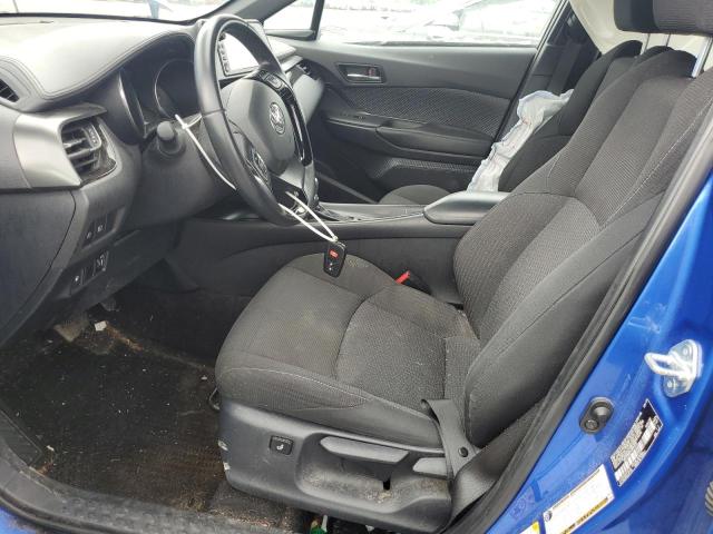 NMTKHMBX7JR001078 - 2018 TOYOTA C-HR XLE BLUE photo 7