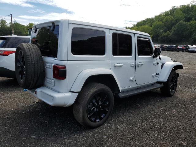 1C4JJXP63MW642932 - 2021 JEEP WRANGLER U SAHARA 4XE WHITE photo 3