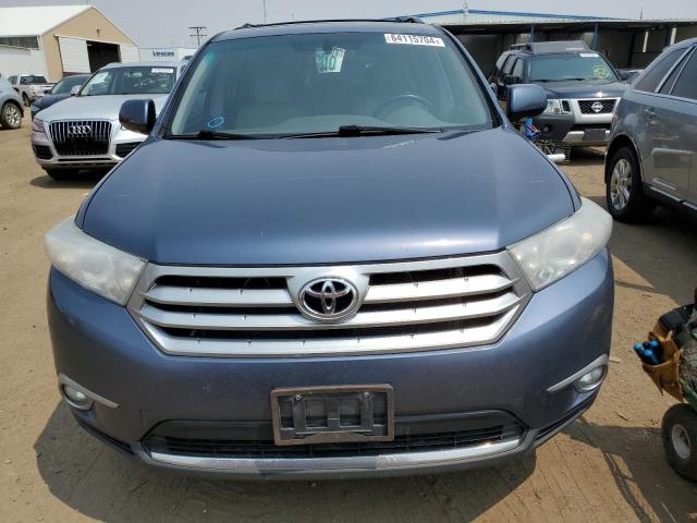 5TDDK3EH1CS140880 - 2012 TOYOTA HIGHLANDER LIMITED BLUE photo 5