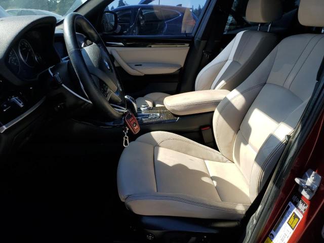 5UXWX7C55CL737895 - 2012 BMW X3 XDRIVE35I RED photo 7