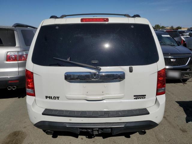 5FNYF4H90CB023845 - 2012 HONDA PILOT TOURING WHITE photo 6