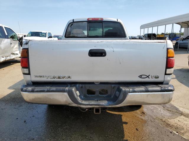 5TBRT3418YS008027 - 2000 TOYOTA TUNDRA ACCESS CAB ვერცხლისფერი ფოტო 6
